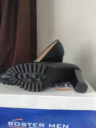 детские кожаные туфли: Туфли, Размер: 39, цвет - Черный, Новый — 3