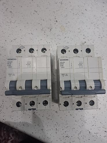 m hərfi şəkilləri: Siemens Elektrik avtomat, 3 faza — 1