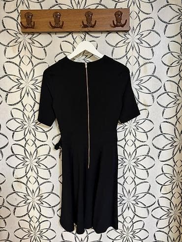 ucuz donlar: Qara klassik don - Rəng: saf qara - Model: beldən kəsimli, ətəyi — 2