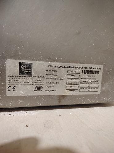 Sənçin Makina “Hamur Açma Makinası” – SM-40 Peşəkar mətbəxlər üçün — 3