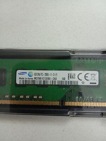 oyuncu pc: Operativ yaddaş (RAM) Kingston, 8 GB, 1600 Mhz, DDR3, PC üçün, İşlənmiş — 4