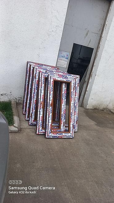 RƏNGLİ Plastik Pəncərə və Qapılar 60x120 bir ədədi 99 man