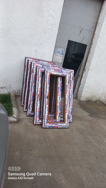 plastik qapi pencere setkasi: RƏNGLİ Plastik Pəncərə və Qapılar 60x120 bir ədədi 99 man — 1