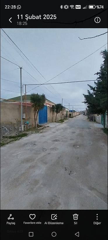 avto karavan: Hovsan qusculuq 3 sot 3 otaq senet belediye - Tamamilə hasarlanmış — 2