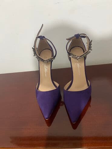 Туфли: Туфли, Размер: 39, цвет - Черный, Б/у — 1