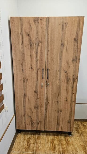 ofis dolab: Yeni, Açılan, 2 qapılı Düz dolab, Qarderob, paltar dolabı — 1