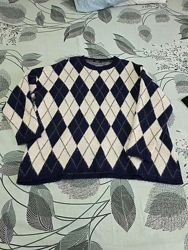 Argentin naxışlı sviter - Model: klassik argyle (romb) naxışlı -