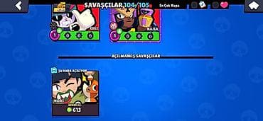 desd paltarlar: Brawl Stars hesabı – zəngin kostyum kataloqu ilə Xüsusiyyətlər: - — 8