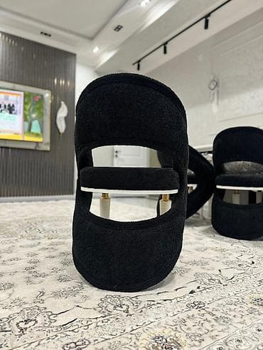 mermer boya: Qonaq otağı üçün, Qatlanmayan, rəng - Qara Stul — 2