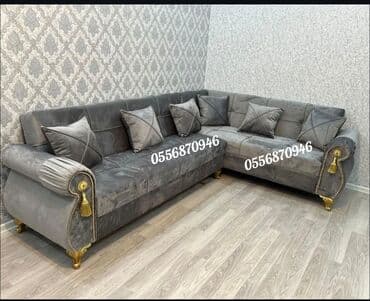 mətbəx ucun divan: Künc divan, Yeni, Açılan, Bazalı, Parça, Pulsuz çatdırılma — 3