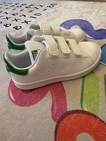 ağ krasofka: Rəng - Ağ Krossovkalar, Adidas, Ölçü: 30, Uniseks — 4