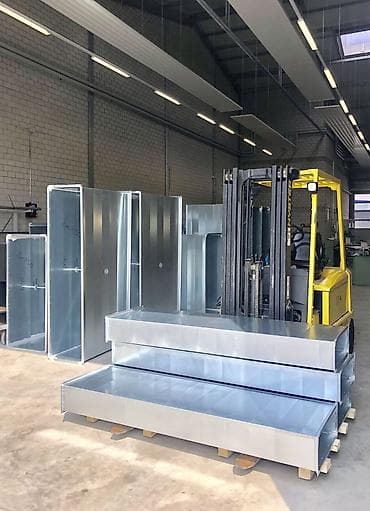 Havalandırma boruları: Məhsul: Sinklənmiş polad hava kanalları və fitinqlər Təsvir: - — 1