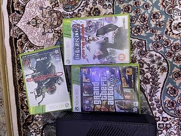 PS5 (Sony PlayStation 5): Xbox 360 (Slim) oyun konsolu paketi ideal vezyetde 120 azn son qiymet — 4