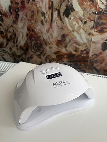 xonca satisi: SUN X UV/LED dırnaq lampası (54W Ağ rəngdə SUN X dırnaq qurudan lampa — 1