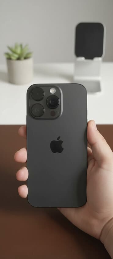 hava təravətləndirici: IPhone 16 Pro, 256 GB, Qara, Face ID — 2