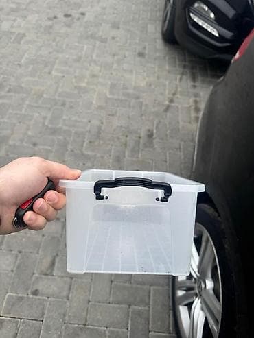 ovcu bıcağı: Mətbəx bıçaqları dəsti + plastik saxlama qutuları - Bıçaqlar: 6 ədəd — 3