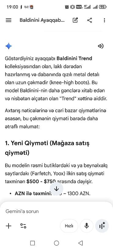 ayaggabı: Uzunboğaz, Ölçü: 37, rəng - Qara, Yeni — 2