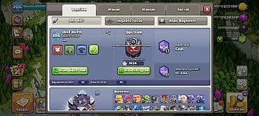 Clash of Clans hesabı – yüksək səviyyəli profil və güclü ordular -