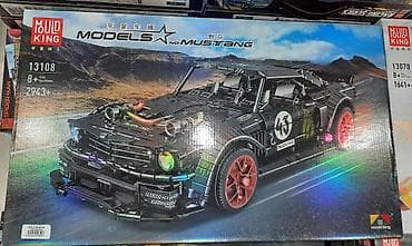 mc oyuncaq: Konstruktor lego "Pultlu Mustang" 🏎 🔹️Həm pult 🎮, həm də telefondan — 7