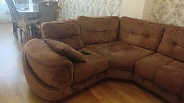 диван угловой кожаный: Угловой диван, Ткань — 1