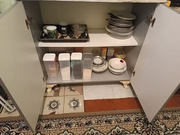 dolab metbex: Açılan, 2 qapılı Düz dolab, Mətbəx dolabı — 3