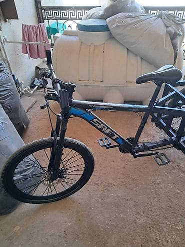 saft bicycle: Yükdaşıma velosipedi və qoşqu karkası 26-lığ SAFT velosipedi — 1
