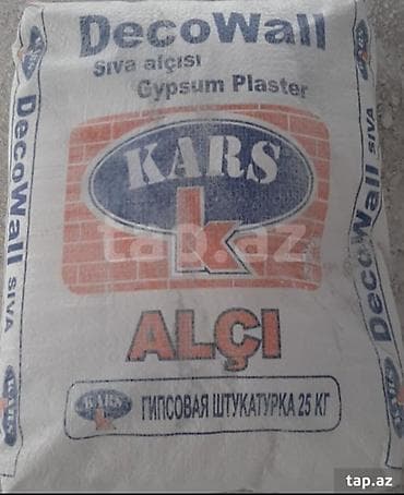 DecoWall KARS Alçı – gips əsaslı suvaq qarışığı - Təyinat: daxili