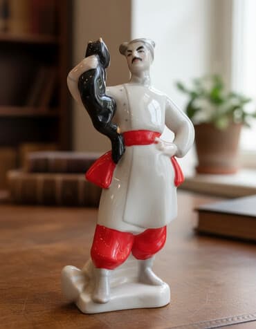 qara qarayev tibb kurslari: Heykəlcik, 1960 il, Farfor, SSRİ, Ünvandan götürmə — 1