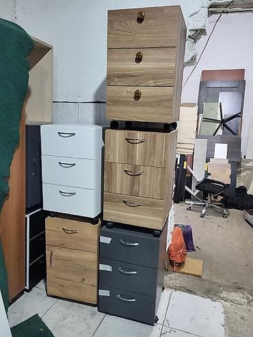 Tumbalar: Ofis və ev üçün çekmecəli tumbalar - Model: 3 çekmecəli mobil — 3