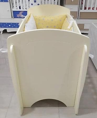 intex matras: Körpələr üçün beşik çarpayı. Zərif krem rəngdə hazırlanmış bu uşaq — 1