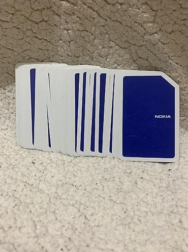 dəmir pullar: Карты Nokia Сувенирные игральные, Лимитированные карты Nokia — 3