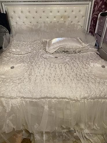 Yataq üçün Qaşlı rəng - Ağ Yataq örtüyü lalafo.az -da Yataq üçün Qaşlı rəng - Ağ Yataq örtüyü