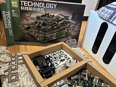 Детский мир: LEIBAO “TECHNOLOGY” uzaqdan idarə olunan tank konstruktor dəsti - — 2
