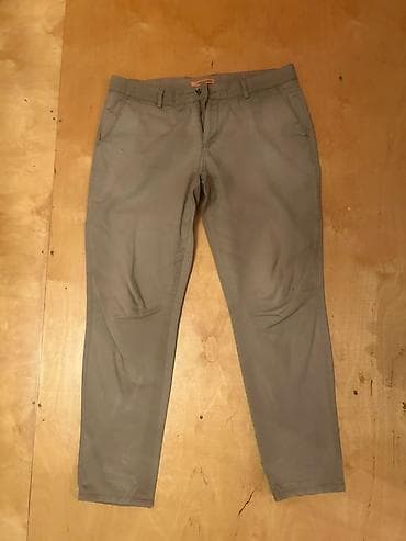 cins şalvar modelleri: Klassik kişi şalvar dəsti 1) Tünd mavi denim cins - Kəsim — 3