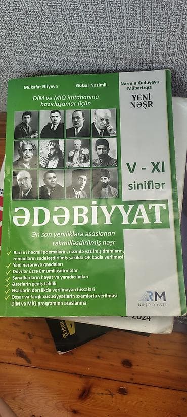 Rm ədəbiyyat dərs vəsaiti 
təzə alınıb az işlənib