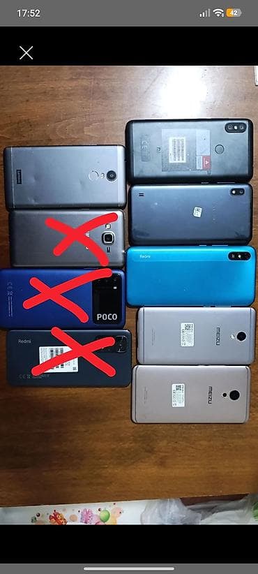 redmi mi a 2: Bir paket köhnə model smartfonlar: - Xiaomi Redmi (bir neçə model) — 1