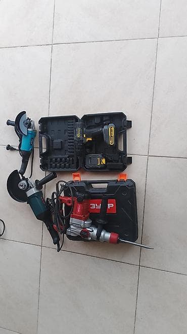 Elektrik alətləri dəsti - Kəsici və cilalayıcı üçün 2 ədəd bucaqslı
