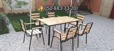 stol stul işlenmiş: 🔥kaferestoran,bağ stol stulu🔥 Sifariş verə bilersiz🔥 4neferlik — 1