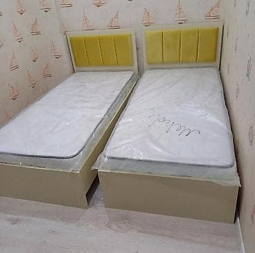 Mebel: Yeni, Təknəfərlik çarpayı, Matras ilə — 8