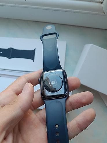 kreditgo space: Apple Watch Series 6, 40 mm (Space Gray Alüminium korpus) – dərin göy — 4