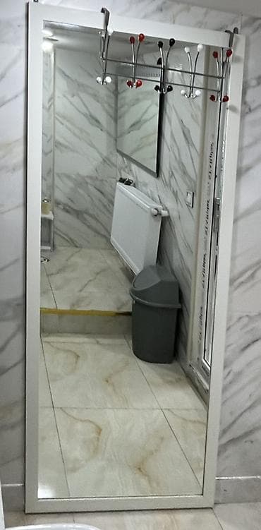 Güzgü Döşəmə üstü, Düzbucaqlı, Sadə, Çərçivə ilə — 1
