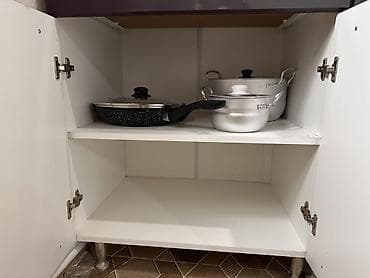 uşaq masaları: Mətbəx üçün, Açılmayan, Dördbucaq masa, 6 stul — 6