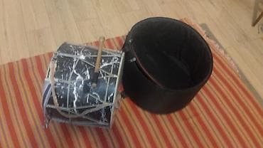 nağar: Zurna-davul üçün böyük davul (nağara) dəsti - Korpus: qara mərmər — 1