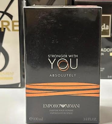 Bədənə qulluq: Emporio Armani Stronger With You Absolutely – kişi üçün parfum, 100 ml — 1