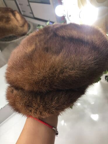 Toy paltarları və aksesuarları: Норковая шапка мужская — 1