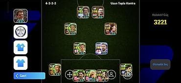 EFootball hesabı – güclü heyət və elit menecerlər 310 + oyuncu 13