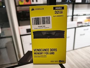 Operativ yaddaş (RAM) Corsair, 32 GB, > 4000 Mhz, DDR5, PC üçün, Yeni