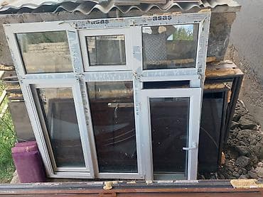 PVC pəncərə və qapı dəsti pencere satılır eni 157 hunduru 157 üstünde