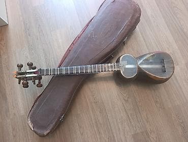 Тар: Tar musiqi aləti + futlyar - Klassik Azərbaycan tarı: iki qobu — 2
