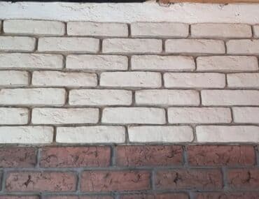 kafel metlaq ucuz: Ağ və boz rənglərdə, müxtəlif formalı daşlardan ibarət üzlük — 6